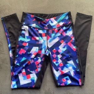 Aeropostale-LLD Black Multi-colored Leggings